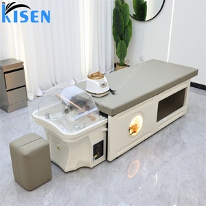 KISEN Mobilier de Salon Professionnel Moderne : Bac à Shampooing Portable, Lit de Lavage Capillaire, Table de Massage, Lit de Spa Capillaire, Équipement de Beauté - Product Image 4