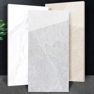 Carreaux de sol et de mur en marbre, en porcelaine, pleine masse, émaillés, 400*800 mm, pour salle de bain et balcon - Product Image 1