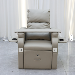 Sillón de Pedicura Eléctrico Ajustable de Lujo para Spa, Silla de Masaje de Pies sin Plomería, Silla de Baño de Pies para Salón de Uñas - Product Image 2