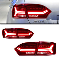 Conjunto de Luces Traseras LED Estilo A6L de XUNBAI, 12V para VW Jetta MK6 Sagitar 2011-2014, Señal de Giro Secuencial, Freno, Conexión Plug & Play