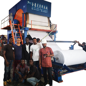 Línea <span class=keywords><strong>de</strong></span> Producción <span class=keywords><strong>de</strong></span> <span class=keywords><strong>Papel</strong></span> Tisú Tipo 1880mm a <span class=keywords><strong>Precio</strong></span> <span class=keywords><strong>de</strong></span> Fábrica, Fácil Operación, Maquinaria para Fabricar <span class=keywords><strong>Papel</strong></span> Higiénico en Rollos Jumbo - Product Image 1