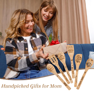 Nuovo Prodotto di Tendenza: Set di Cucchiai in Legno per Cucina, Regalo per la Festa della <span class=keywords><strong>Mamma</strong></span> - Product Image 3