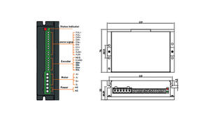 Driver Motor Loop Tertutup Hanpose CL86 Nema34 2 Fase untuk Motor Stepper Servo CNC untuk Printer 3D Monitor Motor 12v - Product Image 6