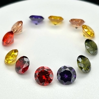 HQ GEMS 3-12mm 5A qualité pierre taillée à la Machine coupe brillante zircone cubique blanche pierre précieuse en vrac Zircon prix par carat