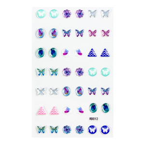 Autocollants adhésifs en forme de cœur de dessin animé, autocollants décoratifs auto-adhésifs pour cadeaux promotionnels RD004 - Product Image 5