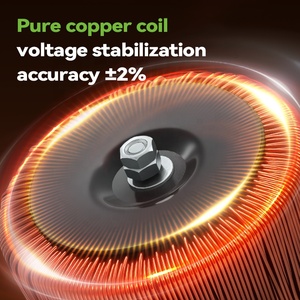 TSD 2KVA a 15KVA Ac Regulador de voltaje automático Estabilizador Servomotor Tipo Pantalla LED montada en la pared - Product Image 5