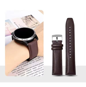 Upro Factory Wholesale 22mm 20mm Quick Release Genuine <b>Leather</b> <b>Watch</b> Strap for Huawei Samsung Universal Plain Smart <b>Watch</b> Band - Product Image 4
