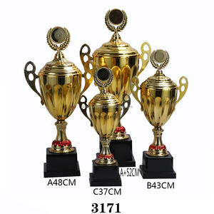 थोक कस्टम पदक और ट्राफियां सस्ती कस्टम फुटबॉल ट्रॉफी पुरस्कार गोल्ड सिल्वर प्लेटेड बैडमिंटन ट्रॉफी कप - Product Image 6
