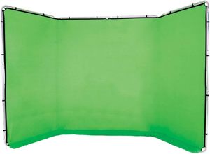 7.87x 13.12ft Portable Large Chroma Key Green Screen Panoramic <strong>Background</strong> with Stand for Video Shooting, Live Streaming - Product Image 5