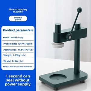 Коммерческий заварочный бандаж для чая с ручным приводом, Высококачественная Регулируемая герметизирующая машина для напитков для уличной торговли - Product Image 6