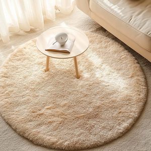 CR salon et chambre tapis rond haute pile fait à la <span class=keywords><strong>machine</strong></span> tapis cheveux longs lavable pour salon ou chambre - Product Image 2