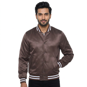 Blouson universitaire personnalisé pour homme OEM 2025 – Qualité supérieure, style baseball, col montant, manches longues respirantes - Product Image 1