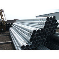 Tuyau en acier ERW galvanisé à chaud Q235B Q345B certifié TUV, fileté et raccordé pour système de stockage et de rayonnage en entrepôt