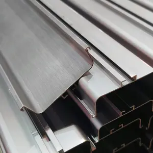 Mode Geanodiseerd Aluminium Onzichtbaar Handvat-Minder Horizontale U Gola Aluminium Profiel Voor Keukenkast