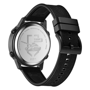 DF NORTH EDGE TANK3 Nouvelle montre numérique pour hommes, montres de sport, double heure, réveil, étanche 50M, grand écran 47mm, montre-bracelet - Product Image 5