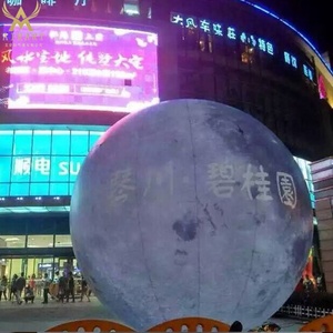 Đèn trang trí hình trăng khuyết bơm hơi cho sân vườn, dùng làm vật trang trí lễ hội - Product Image 4