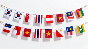 Drapeaux et bannières publicitaires personnalisés 3x5 avec logo Impression couleur pleine Option cadeau Tissu 100% polyester - Product Image 1