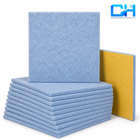 Panneau acoustique en polyester de forme hexagonale Chiheng, isolation phonique professionnelle, classe B1, ignifuge, pour traitement acoustique des salles de classe