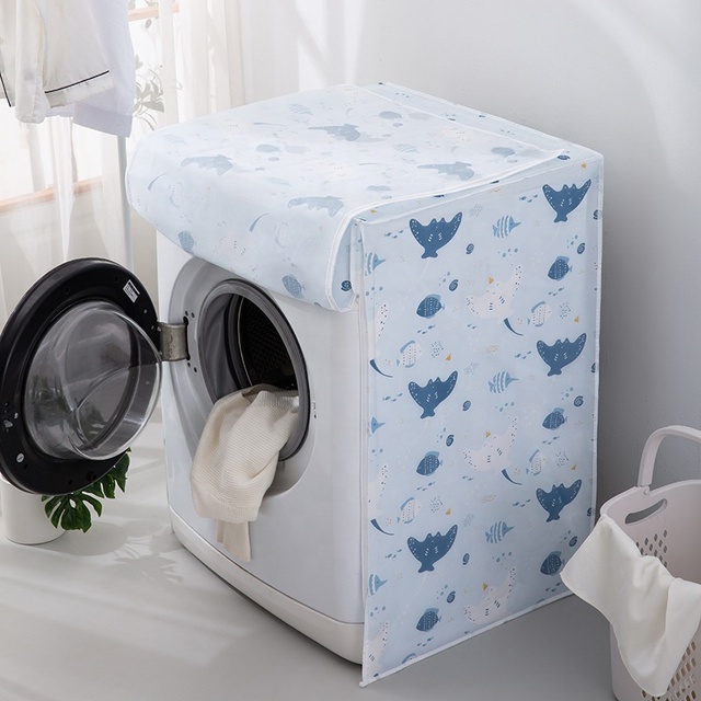 Andeya PEVA Safety Cover Special for 5kg Front Cover Opening of Washing Machine Dust Cover