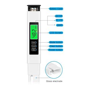 Stylo de test de qualité de l'eau 4 en 1 étanche (TDS/EC/Température) – Produit intelligent pour la maison, style moderne, pour tester l'eau potable - Product Image 2