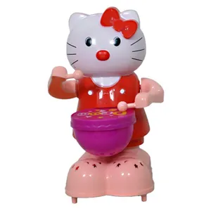 Whosale kustom boneka mini kartun lucu model mainan figur bisbol mengirim acak figur aksi Hello mainan untuk Kitty