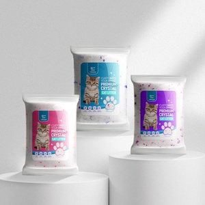 Litière pour chat en cristal ultra-hygienique, écologique, à faible teneur en poussière, hautement absorbante, à faible diffusion, livraison rapide directe usine - Product Image 1