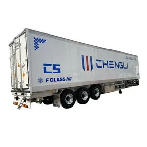 Factory Price Minus 18 Degree Van Box Refrigerated Reefer Container Truck Semi Trailer for sale