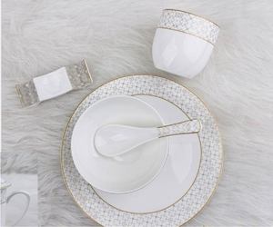 ชุดอาหารเซรามิกใหม่จากโรงงาน ชุดจานชามพอร์ซเลน สำหรับใช้ในบ้าน - Product Image 2