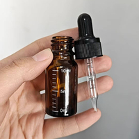En stock, flacon compte-gouttes en verre ambré gradué de 5 ml à 100 ml pour huiles essentielles liquides, avec échelle graduée, disponible en 5 ml, 15 ml, 20 ml, 10 ml, 30 ml, 50 ml.