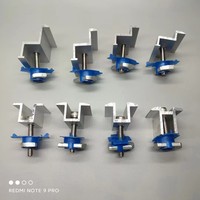Support d'angle en alliage d'aluminium pour panneaux photovoltaïques, accessoires de fixation pour toiture en tuiles d'acier coloré, Chine continentale
