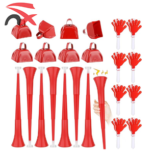 Corneta de Plástico Personalizada <span class=keywords><strong>con</strong></span> Logotipo, Precio Económico al por Mayor, para Animar en Eventos Deportivos, <span class=keywords><strong>Campana</strong></span> de Vaca para Fanáticos del Fútbol - Product Image 2