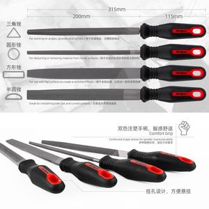 Steel <b>Files</b> Set 200mm 115mm 315mm Assorted Shapes For Metal Woodworking <b>Hand</b> - Product Image 4
