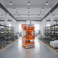 Machine automatique à briques d'argile Linyi WT1-10, petite machine de fabrication de briques de terre emboîtables pour l'Afrique