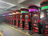 Machine de jeu de boxe à LED néon, à monnayeur, avec notation électronique, pour salle d'arcade commerciale, bar, vente directe usine
