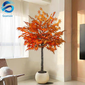 Arbre Bonsaï Artificia Érables Rouges Japonais <span class=keywords><strong>Automne</strong></span> Faux Érable Chinois Vente - Product Image 1