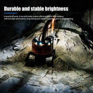 NIKAHAO Lampe de travail à LED robuste pour excavateur, camion minier et équipement de construction IP68 IP69K Lampe à faisceau d'inondation robuste - Product Image 5