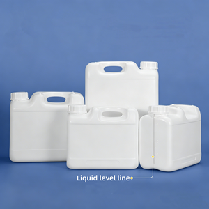 Seau en plastique HDPE robuste et durable de 3 L et 5 L, empilable, jerrycan en plastique pour le stockage de produits chimiques, de carburant et d'<span class=keywords><strong>essence</strong></span> - Product Image 1