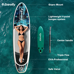 Planche de paddle gonflable commerciale ENTROFFY pour la location en hôtel, complexe hôtelier ou sur la plage - Product Image 2
