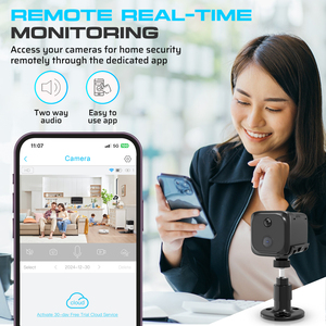Mini caméra de sécurité à domicile 2MP avec vision nocturne détection de mouvement nuage TF stockage batterie 2200mAH Audio bidirectionnel 4G/WiFi CMOS - Product Image 4