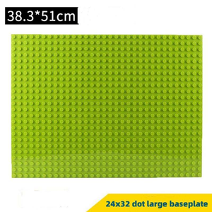 Set di Blocchi da Costruzione in Plastica ABS Compatibili con Mattoncini Grandi, Base 24 <span class=keywords><strong>X</strong></span> <span class=keywords><strong>32</strong></span> Punti, Giocattoli Educativi per Bambini, Tema Animali e Natura - Product Image 4