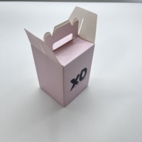 Boîte à biscuits personnalisée pliable en papier alimentaire écologique avec dorure à chaud, pelliculage mat, revêtement UV, gaufrage et logo OEM évanescent