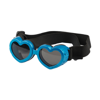 Décoration de fête Lunettes de soleil en forme de cœur pour animaux de compagnie Lunettes de soleil mignonnes pour chien Lunettes de soleil en forme de cœur pour chien avec mousse douce pour le visage