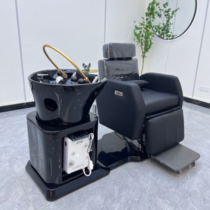 Promotions : Fauteuil de coiffure, Lit de lavage capillaire à vapeur avec hydrothérapie pour massage capillaire - Product Image 6