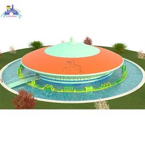 Người Lớn/Trẻ Em Trò Chơi Nước Inflatable Aqua Park Trên Hồ Bơi/Biển/Hồ Lớn Inflatable Pool Đồ Chơi