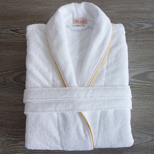 <span class=keywords><strong>Vestaglia</strong></span> da bagno Unisex di lusso abbigliamento da notte per adulti in cotone 100% e cotone stile Hotel e Spa <span class=keywords><strong>vestaglia</strong></span> asciugamano - Product Image 3