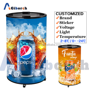 New Cao Cấp Tiếng Ồn Thấp Màu Xanh Lá Cây Kỹ Thuật Có Thể Định Hình Mát Rượu Vang Thùng Tủ Lạnh Với 4 Có Thể Điều Chỉnh Bánh Xe - Product Image 3