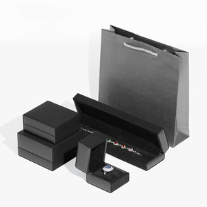 Nueva Caja de Joyería de PU con Logotipo Personalizado, Embalaje de Joyería de Lujo en Cuero PU - Product Image 1