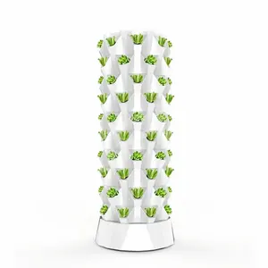 Green Harmless Rotating Gas Tower Vertical Grow Tower Hydroponics System Provided Tower Water Tank Pump Hot Product 2019 50 Pump