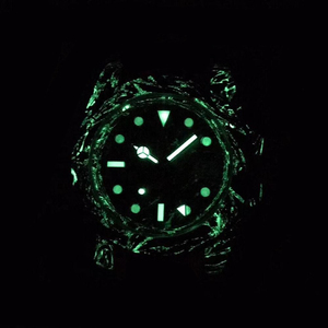 Montre automatique GMT en fibre de carbone NH34 avec verre saphir et bracelet en caoutchouc - Product Image 5