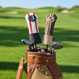 Housse <span class=keywords><strong>de</strong></span> tête <span class=keywords><strong>de</strong></span> club <span class=keywords><strong>de</strong></span> <span class=keywords><strong>golf</strong></span> personnalisée en cuir PU premium pour fairway (3 ou 5 clubs) – Housse <span class=keywords><strong>de</strong></span> tête <span class=keywords><strong>de</strong></span> <span class=keywords><strong>golf</strong></span> OEM personnalisable - Product Image 5